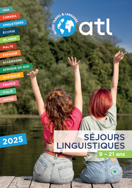 Active Travel Language Sejour Linguistique Angleterre Couverture Brochure ATL 2025